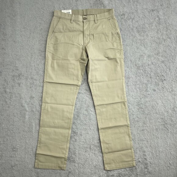 NEW English Laundry Men's 30 x 29 Straight Fit Chino Pants Tan - Picture 2 of 7